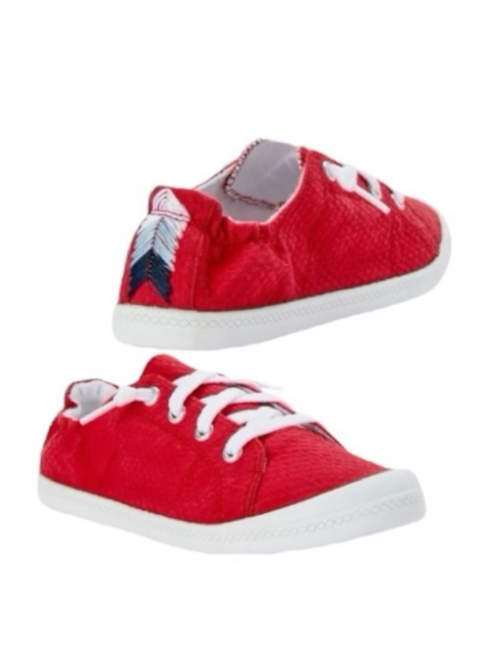 Time And Tru Scrunch Back Casual Slip On Memory Foam Sneakers